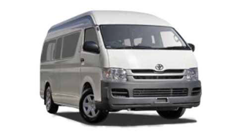 Van Hire - Gold Coast - Toyota Hiace Commuter